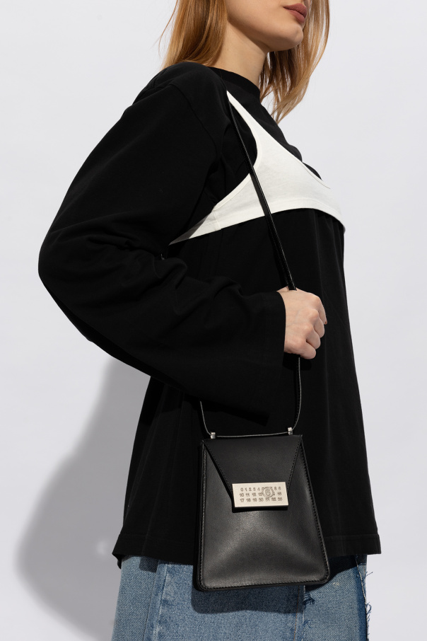 ショルダーバッグ MM6 MAISON MARGIELA Men Shoulder Bags SB6WG0014 P7258 T8013 Black Shoulder bag MM6 Maison Margiela - The Pouch woven
